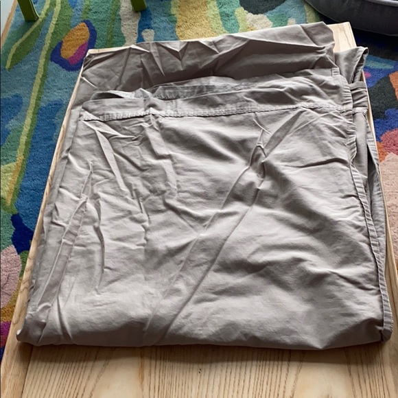 Ralph Lauren soft sateen tan flat sheet